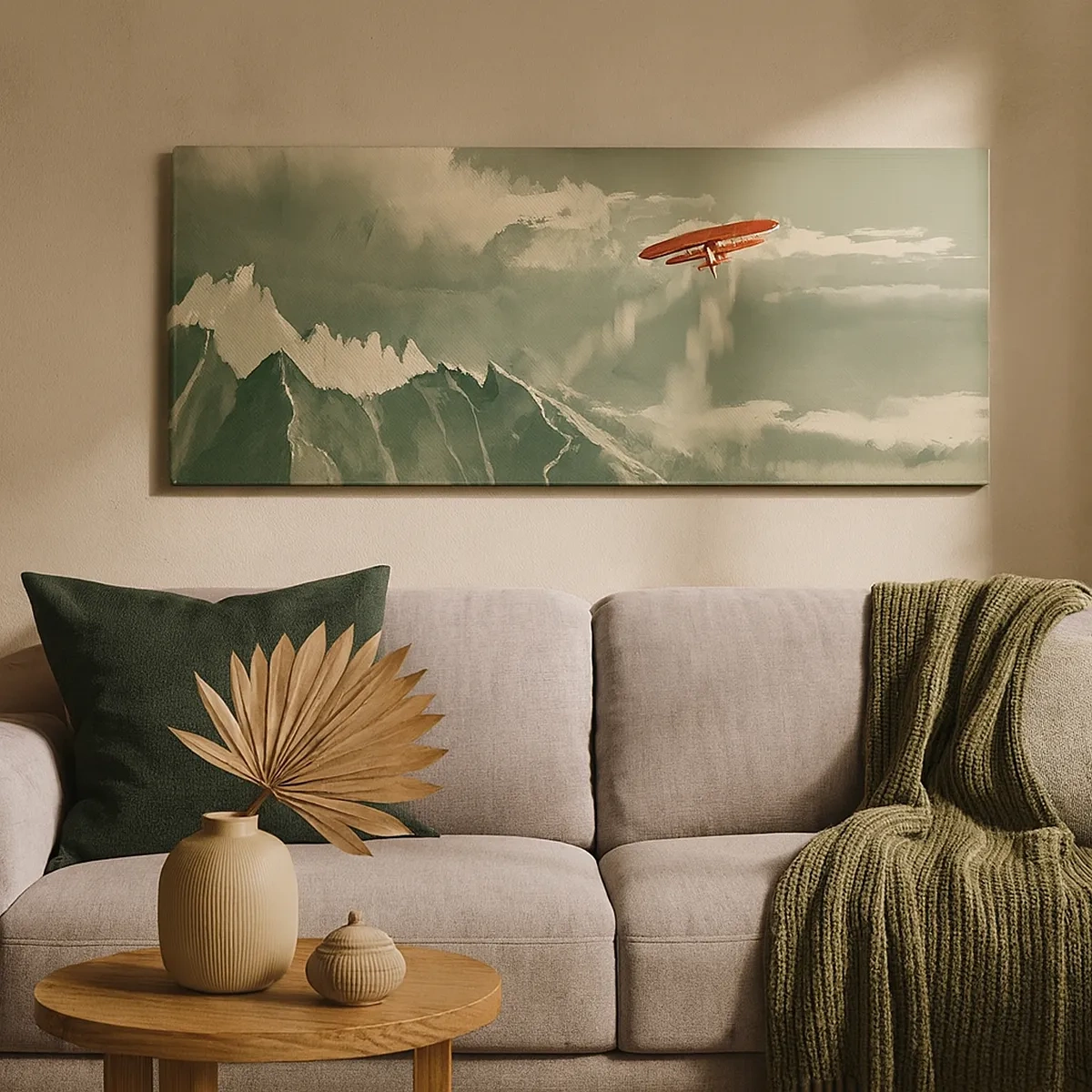 Canvastavla - Bild på duk - Orädd pionjär - 30x30 cm