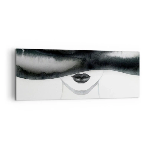 Canvastavla - Bild på duk - Sensuell hemlighet - 140x50 cm