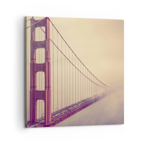 Canvastavla - Bild på duk - Mellan himlen och jorden - 60x60 cm