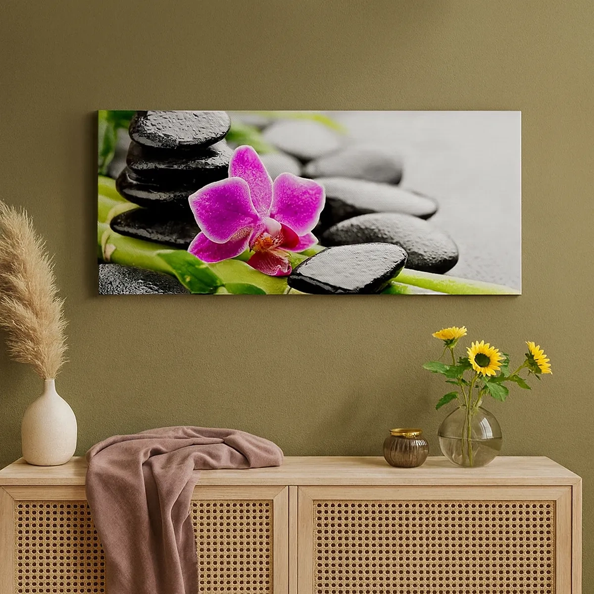 Canvastavla - Bild på duk - Lugn balans - 30x30 cm