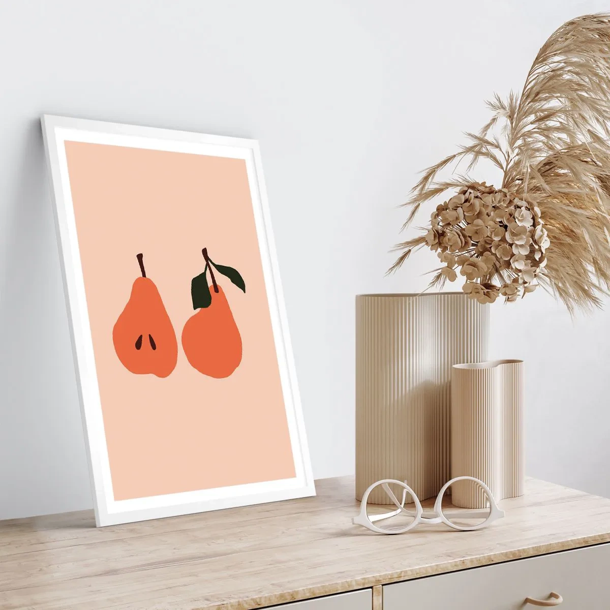 Affisch i vit ram - Bara sötma - 50x70 cm