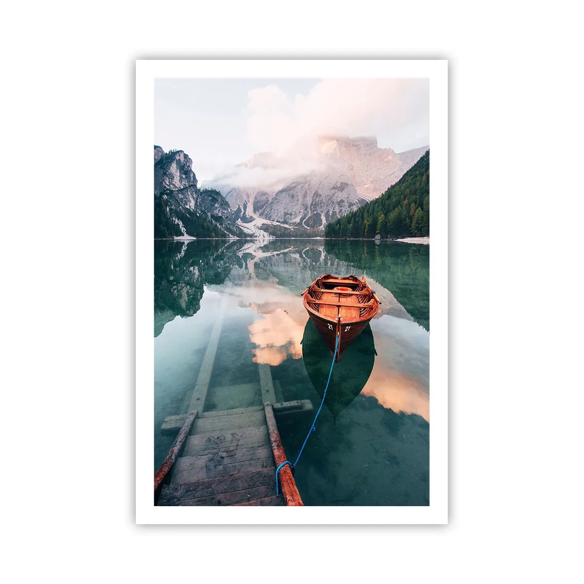 Affisch - Lugn bergsömn - 61x91 cm