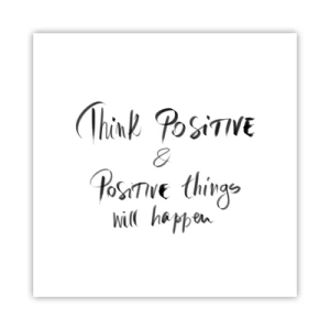 Affisch - Hur ska man leva? - 30x30 cm