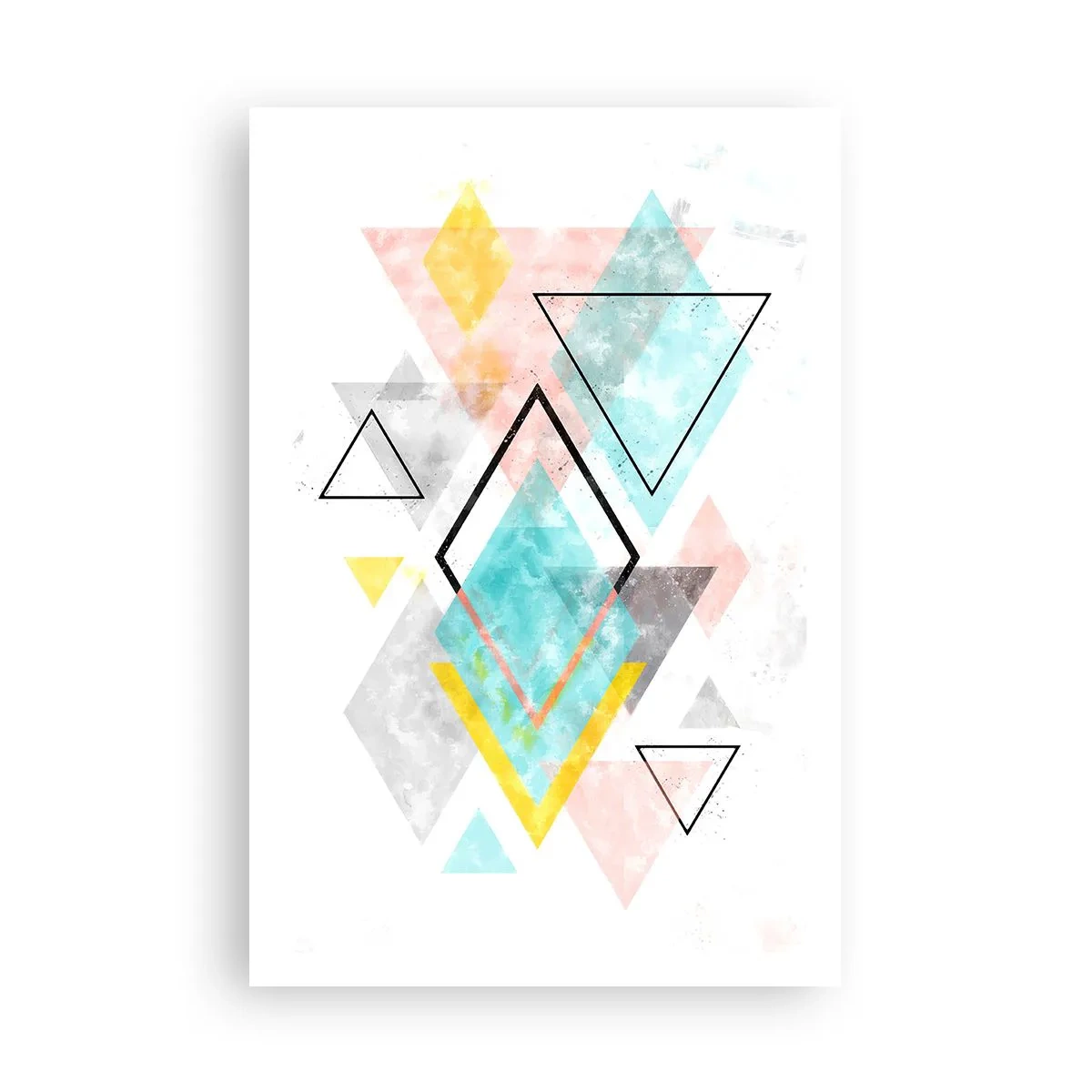 Affisch - Geometriskt spel - 61x91 cm