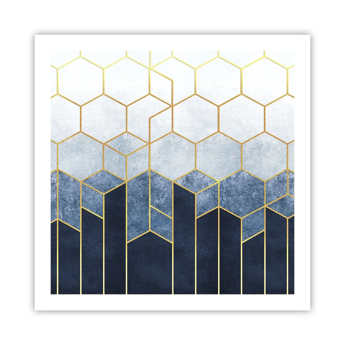 Affisch - Komposition i synkoprytm - 60x60 cm