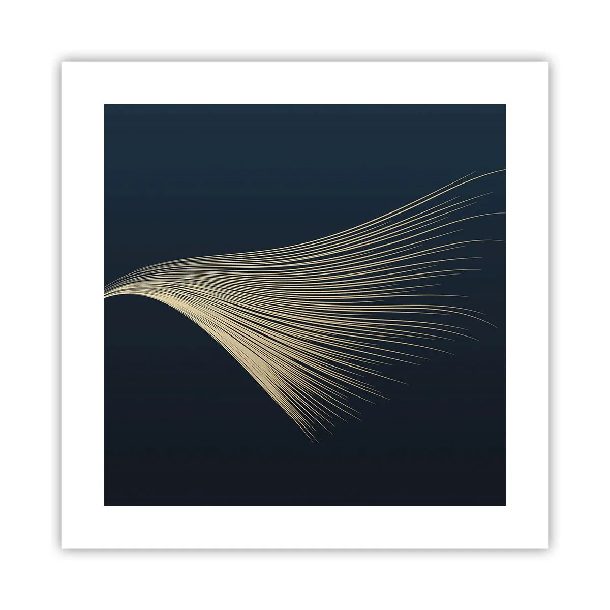 Affisch - Som en ängels hårstrå - 40x40 cm