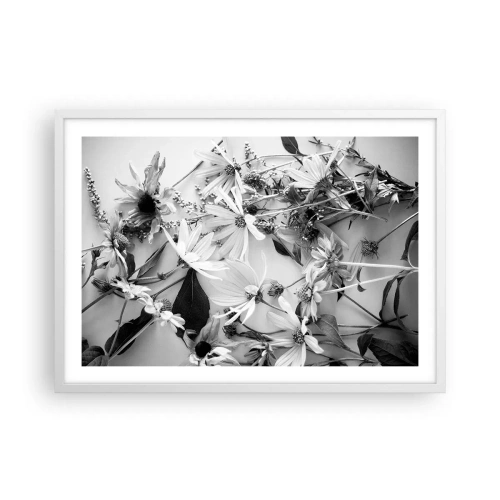 Affisch i vit ram - Icke-blombukett - 70x50 cm