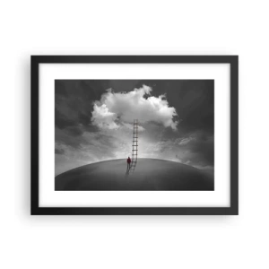 Affisch i svart ram - Allt är möjligt - 40x30 cm