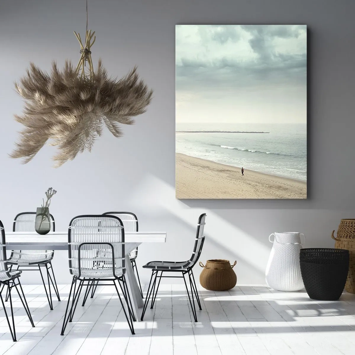 Canvastavla - Bild på duk - På jakt efter frid - 50x70 cm