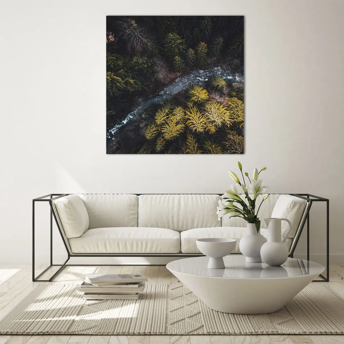 Glastavla - Bild på glas - Snabbt, allt snabbare - 40x40 cm