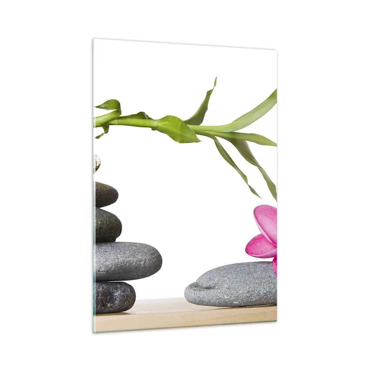 Glastavla - Bild på glas - Livets färger och varaktighet - 50x70 cm