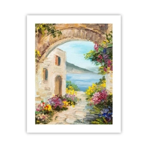 Affisch - Kustprovinsens charm - 40x50 cm