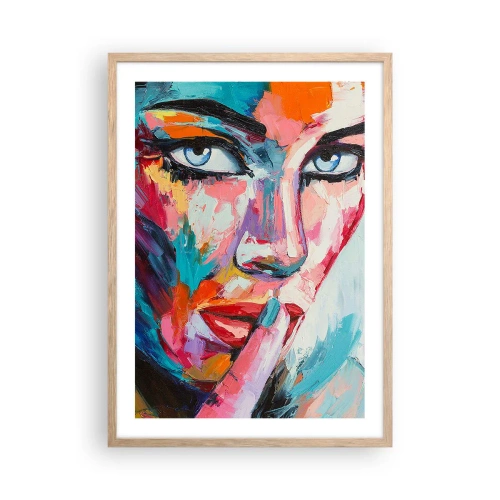 Affisch i ram av ljusek - Vår första hemlighet - 50x70 cm