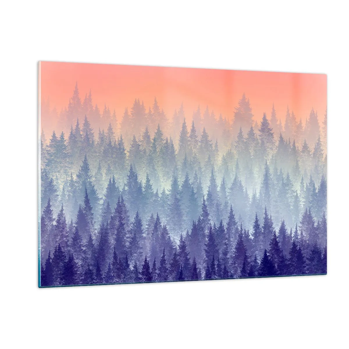 Glastavla - Bild på glas - Högt, högre, upp till himlen - 120x80 cm