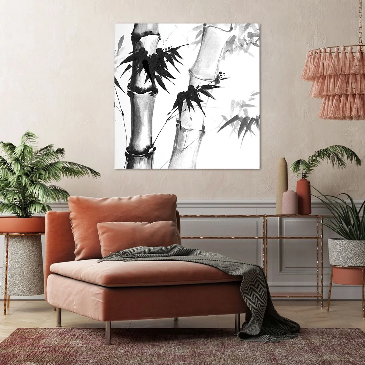 Canvastavla - Bild på duk - Inzoomad orient - 40x40 cm