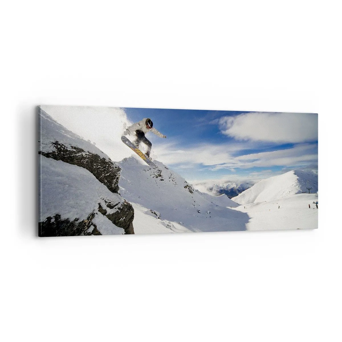 Canvastavla - Bild på duk - Frihet utan gränserna - 100x40 cm