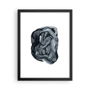 Affisch i svart ram - Det är inte så enkelt - 30x40 cm