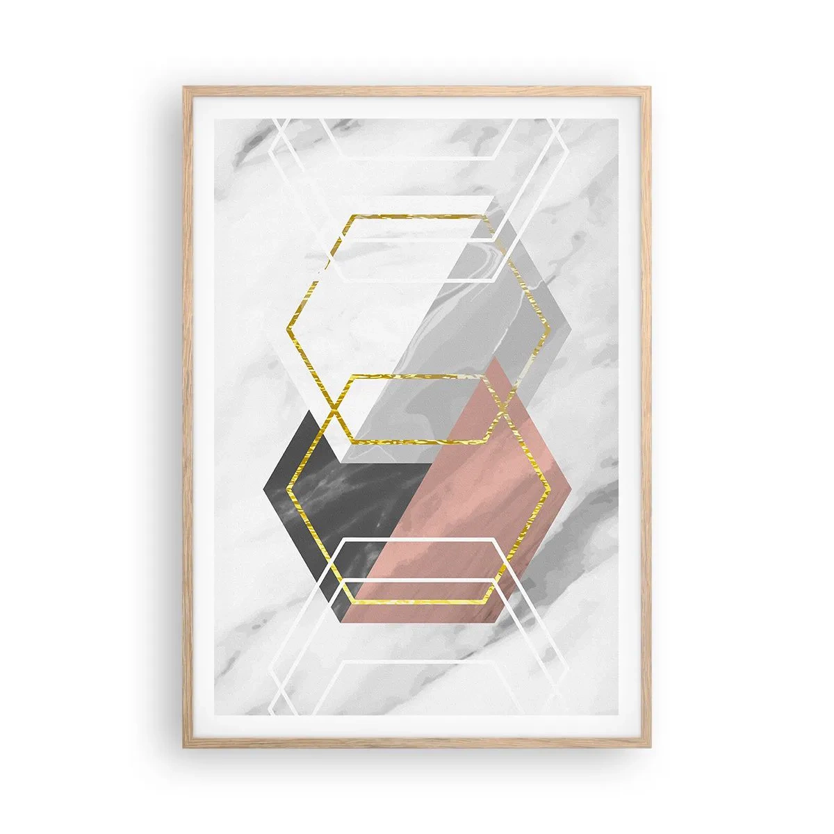 Affisch i ram av ljusek - Kedjekomposition - 70x100 cm