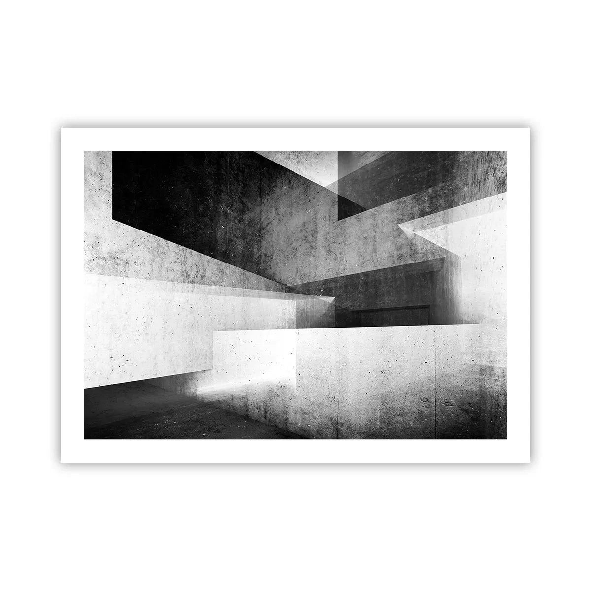 Affisch - Rummets struktur - 70x50 cm