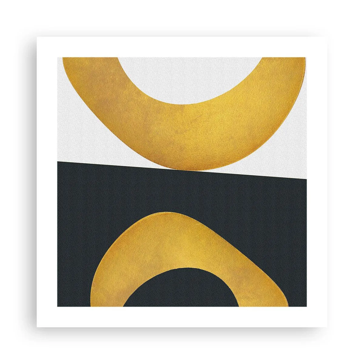 Affisch - Öfr det första: guld - 50x50 cm