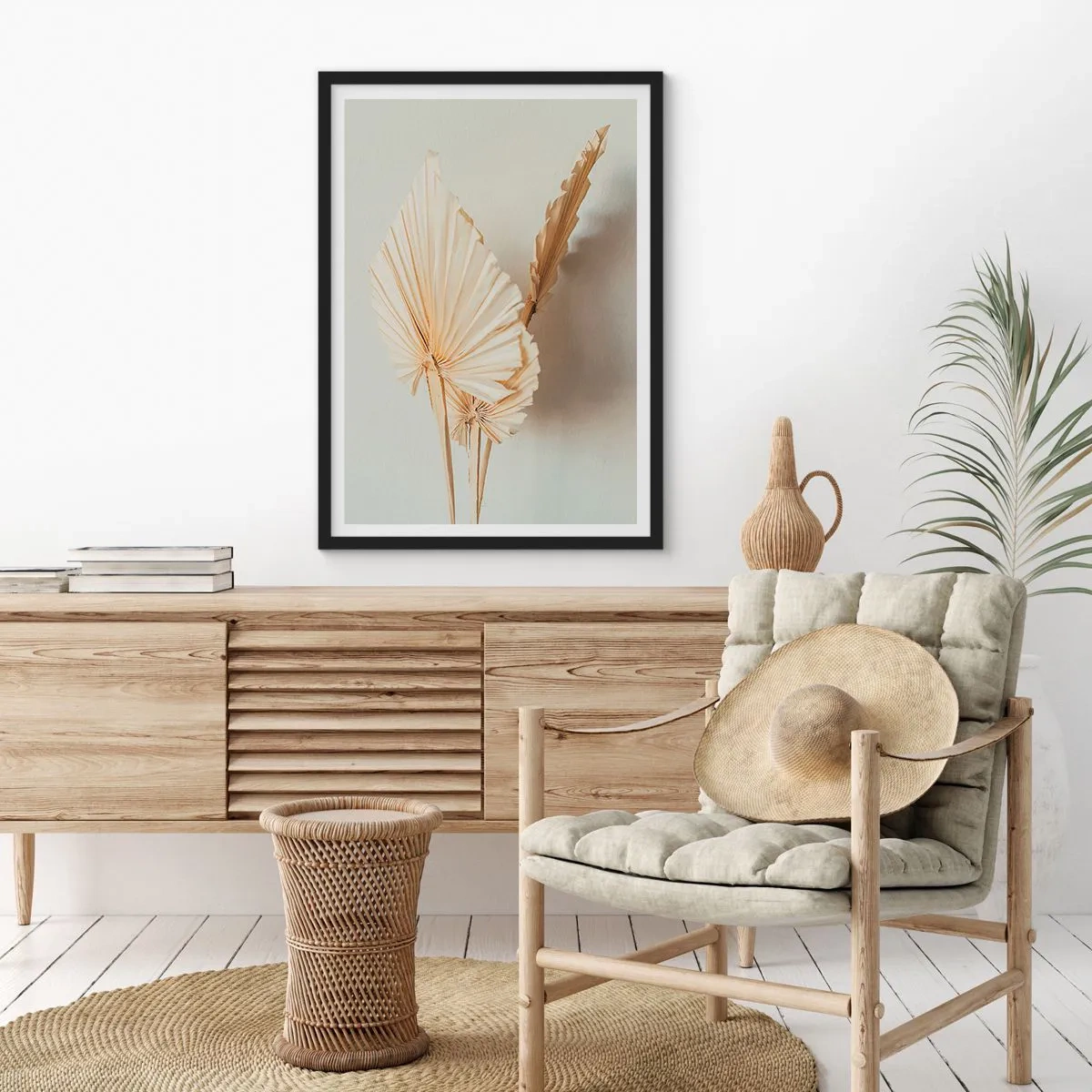 Affisch i svart ram - När du behöver stillhet - 61x91 cm