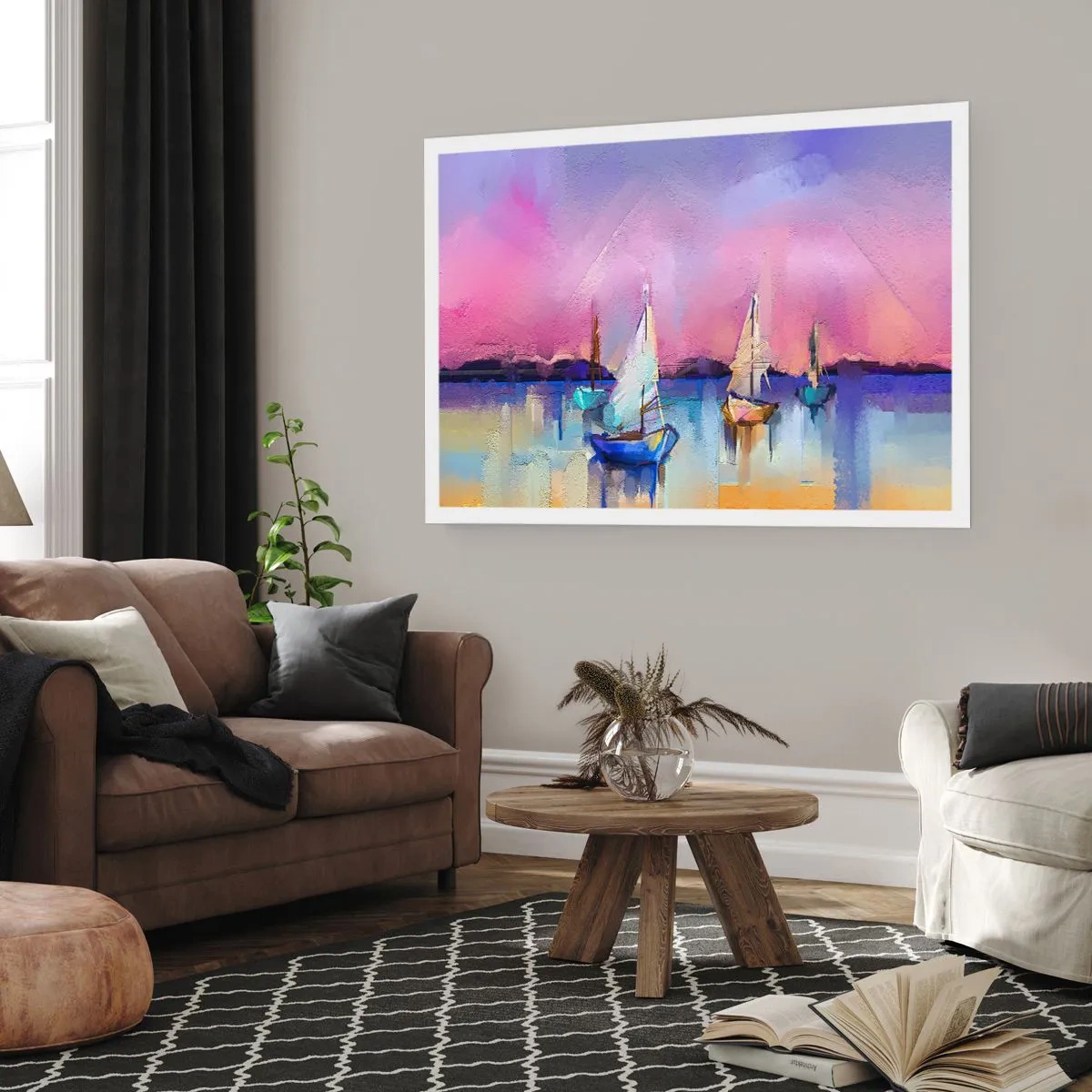 Affisch - Riktning: öppet vatten - 100x70 cm