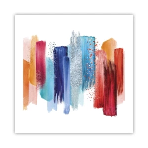 Affisch - Upp och ner  - 50x50 cm