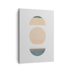 Canvastavla - Bild på duk - Hjul efter hjul - 50x70 cm