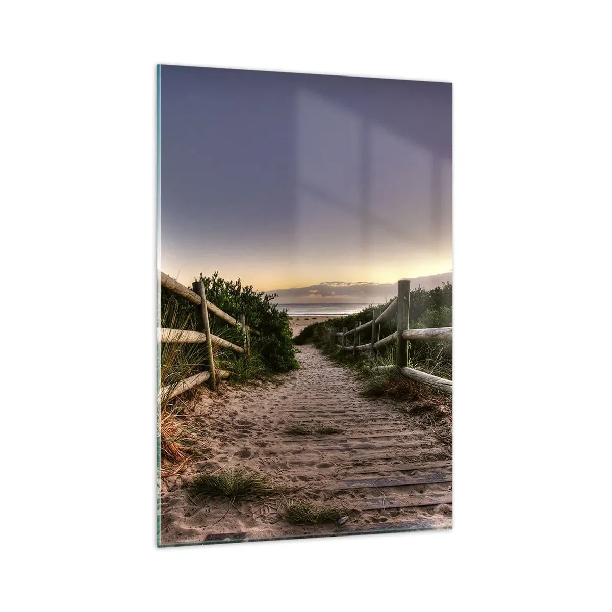 Glastavla - Bild på glas - Målet är synligt - 80x120 cm