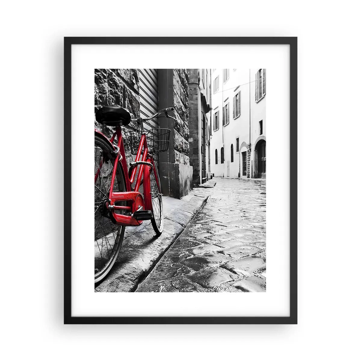 Affisch i svart ram - Den riktiga skönheten åldras inte - 40x50 cm