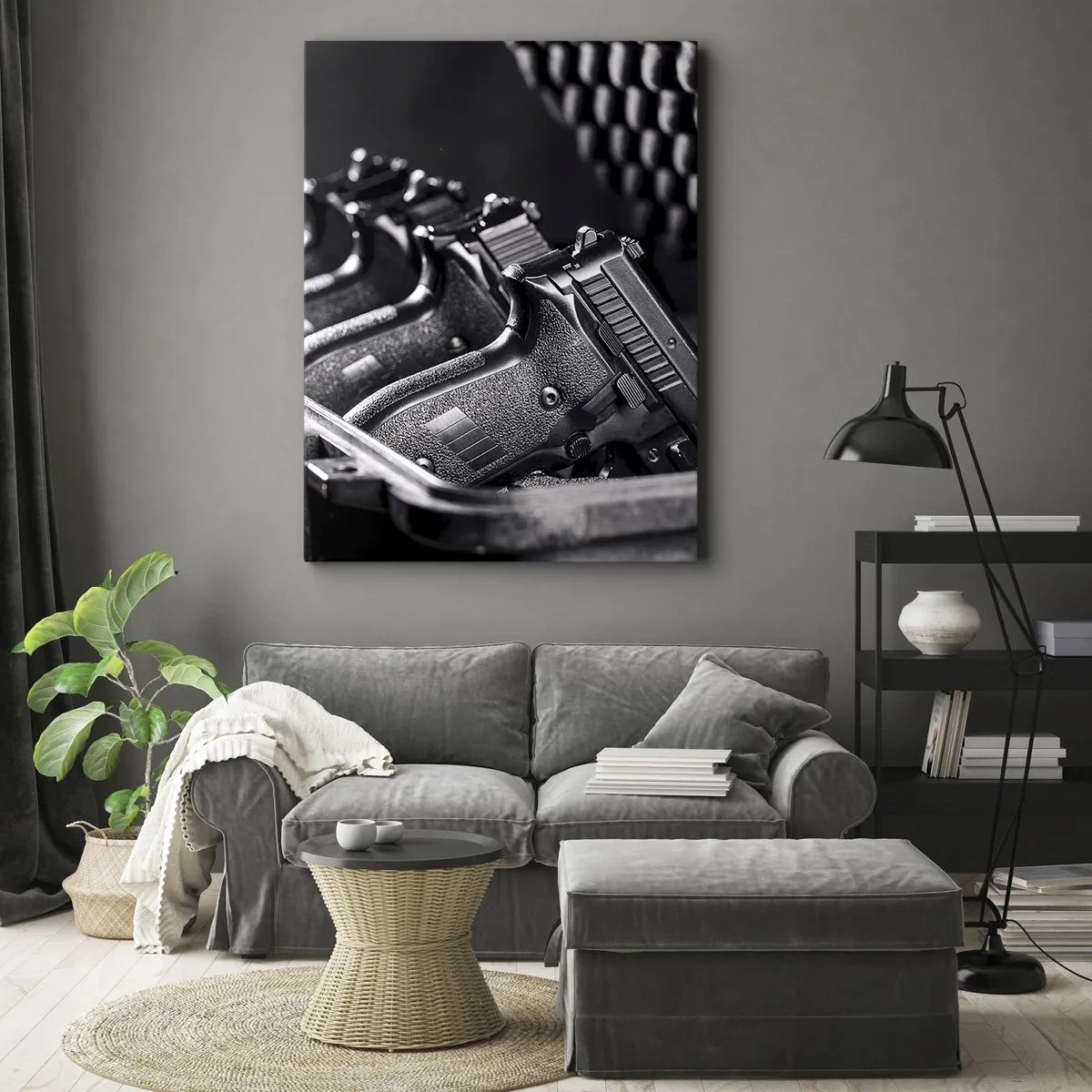 Canvastavla - Bild på duk - Manlig idrott - 50x70 cm