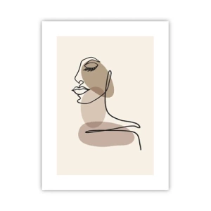 Affisch - Lyssnar på sig själv - 30x40 cm