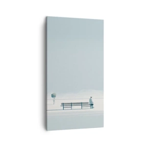 Canvastavla - Bild på duk - Ja, jag väntar. - 45x80 cm