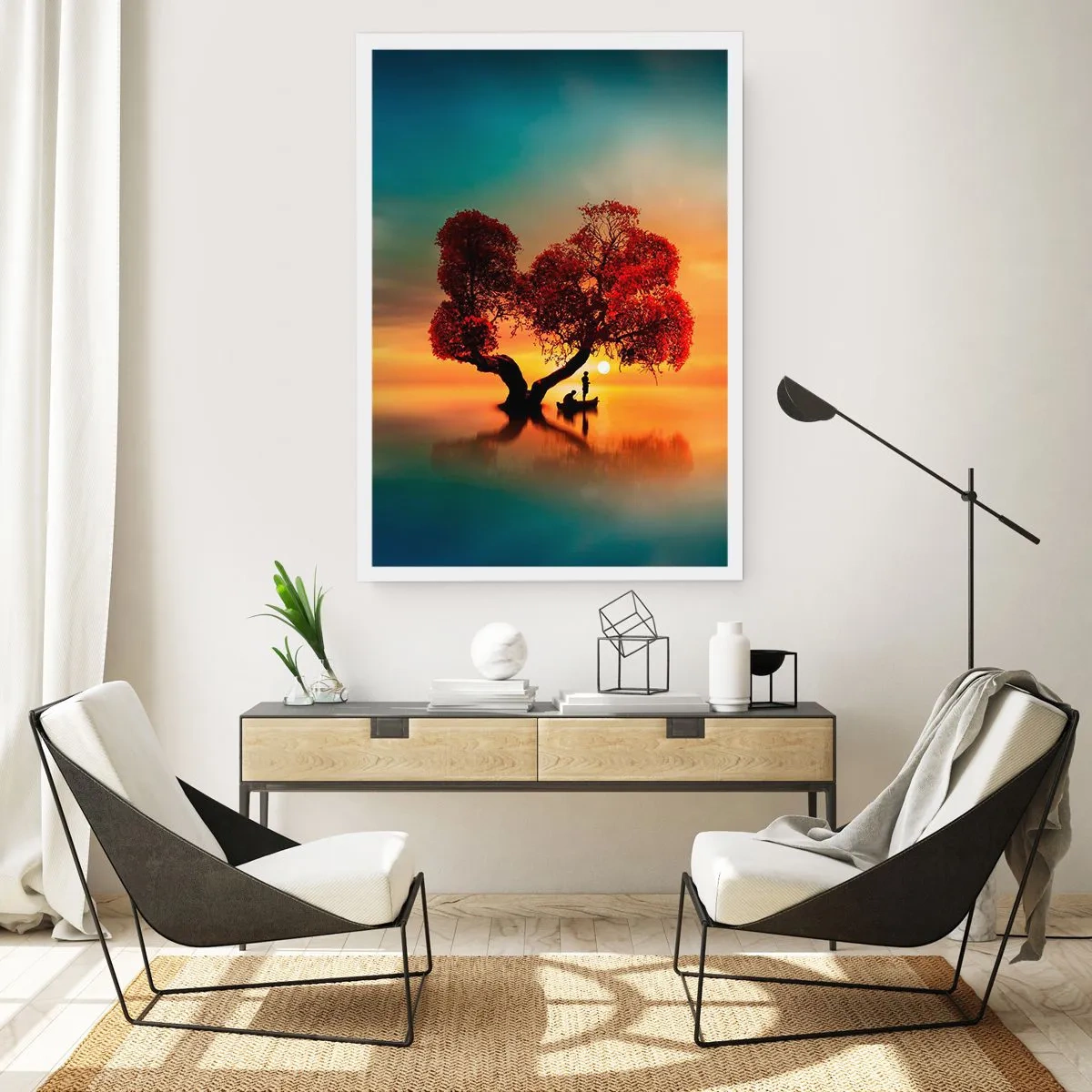 Affisch - Avlägsen tystnad - 40x50 cm