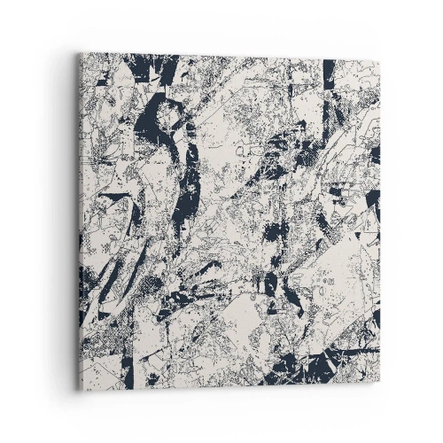 Canvastavla - Bild på duk - Motsatsernas interpenetration - 70x70 cm