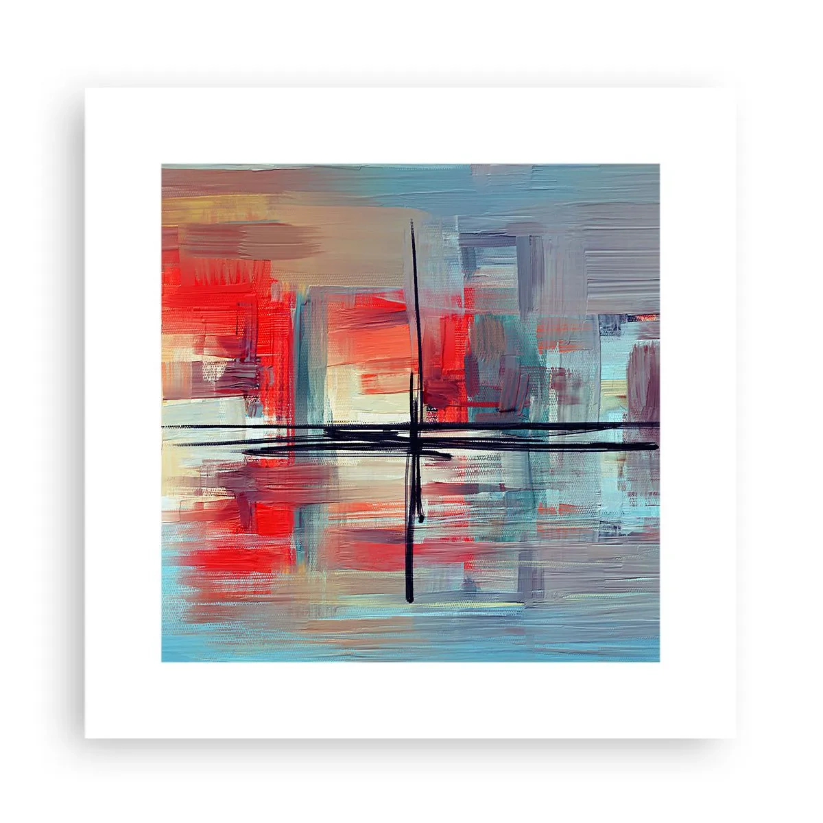 Affisch - Landskap i en okänd dimension - 30x30 cm