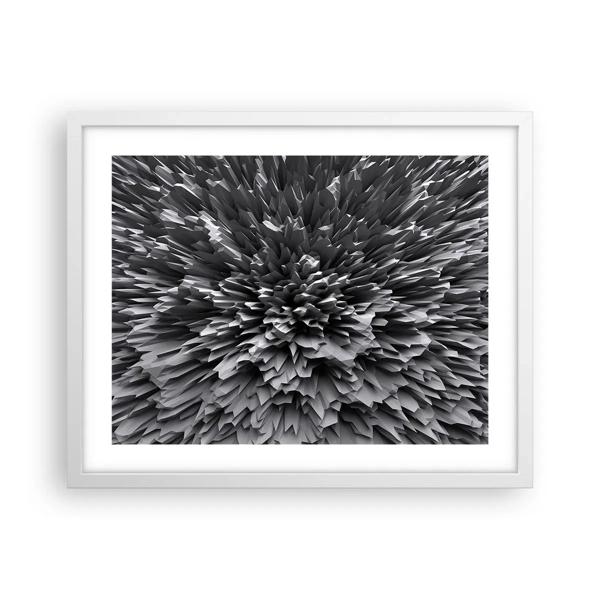 Affisch i vit ram - Det kan inte bli vassare än så här - 50x40 cm