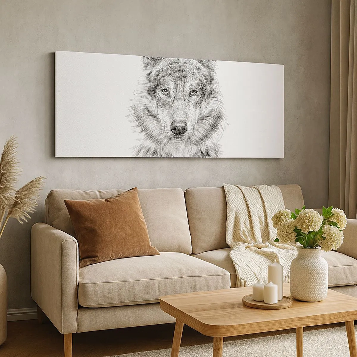 Canvastavla - Bild på duk - En född ledare - 100x40 cm