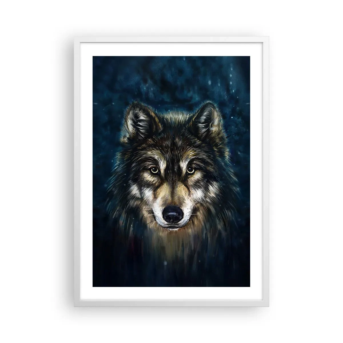 Affisch i vit ram - Alfa? Och omega - 50x70 cm