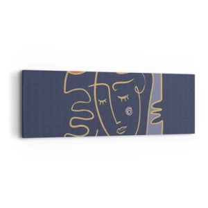 Canvastavla - Bild på duk - I drömmarnas värld - 90x30 cm