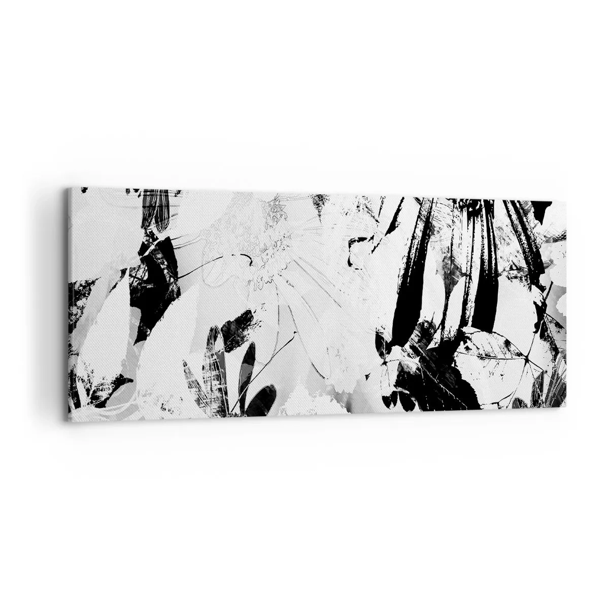 Canvastavla - Bild på duk - Höst i negativet - 120x50 cm