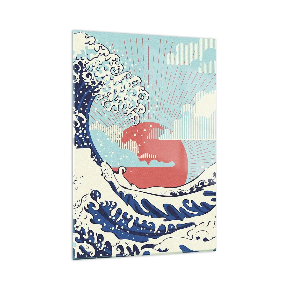 Glastavla - Bild på glas - Ur japanska inspirationer - 50x70 cm