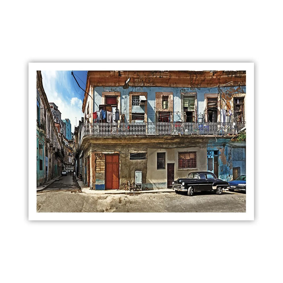 Affisch - Havana stämning - 100x70 cm