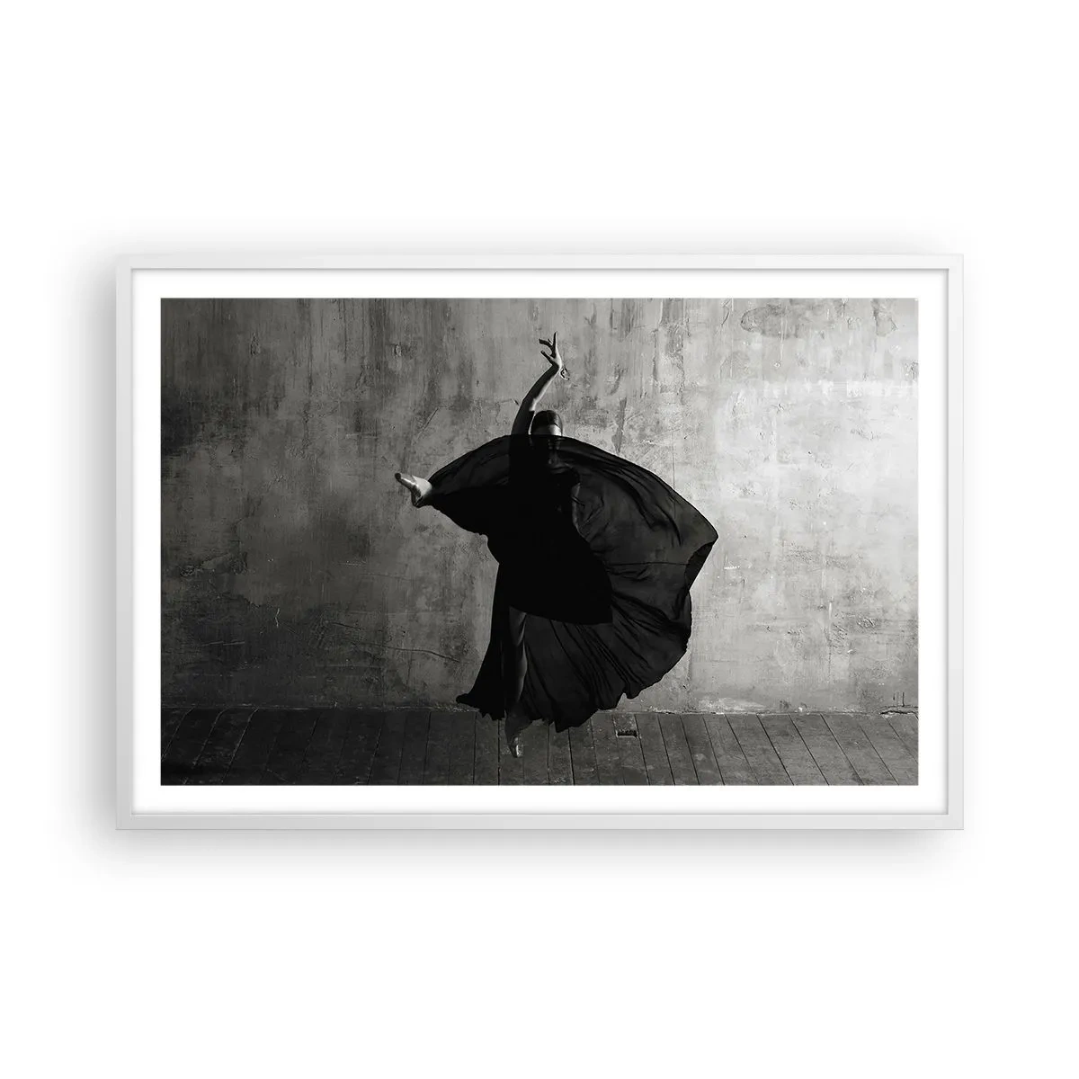 Affisch i vit ram - Full av passion - 91x61 cm