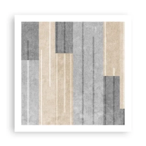 Affisch - Komposition: allt i lod - 60x60 cm