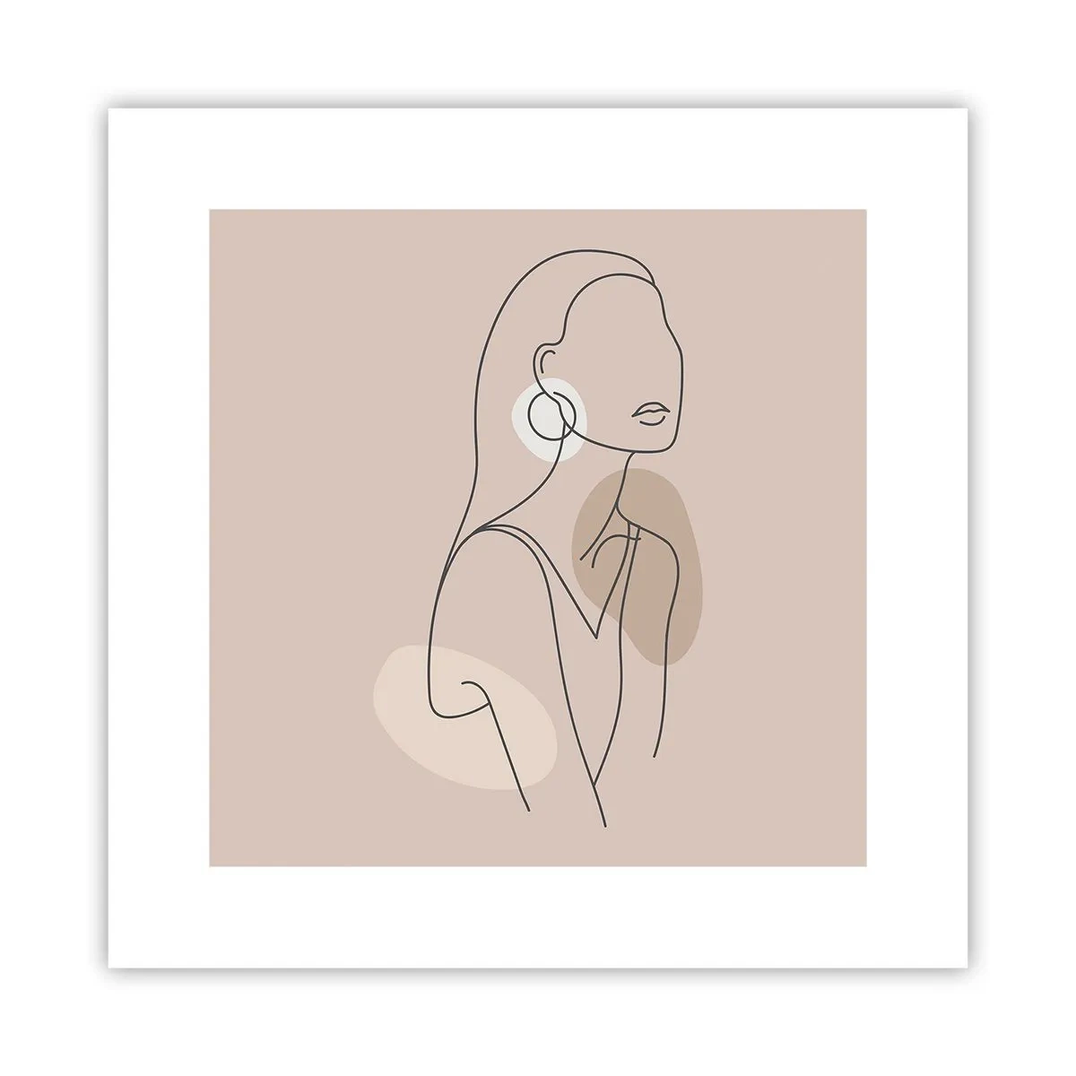 Affisch - Flickaktighetens ikon - 30x30 cm