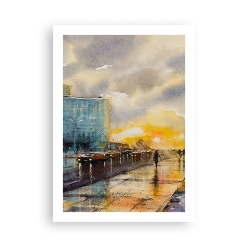 Affisch - Livet på stranden - 50x70 cm