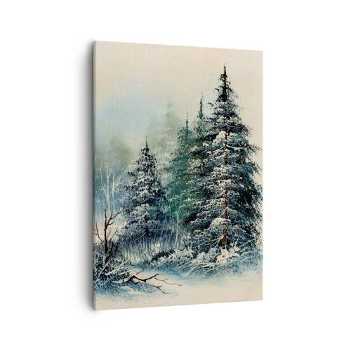 Canvastavla - Bild på duk - Redo för Julen - 50x70 cm