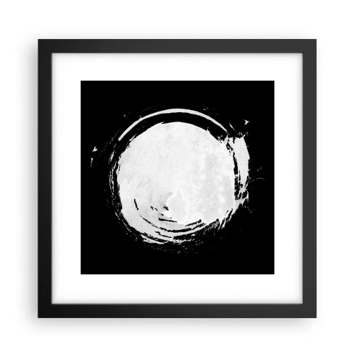 Affisch i svart ram - Den goda vägen ut - 30x30 cm