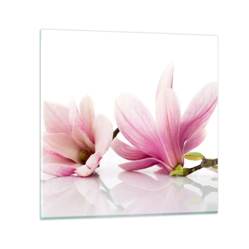 Glastavla - Bild på glas - Lätta som vårkänslan - 70x70 cm